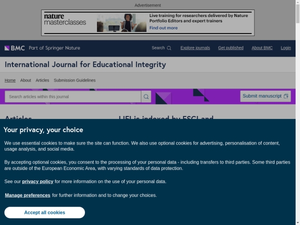 edintegrity.biomedcentral.com