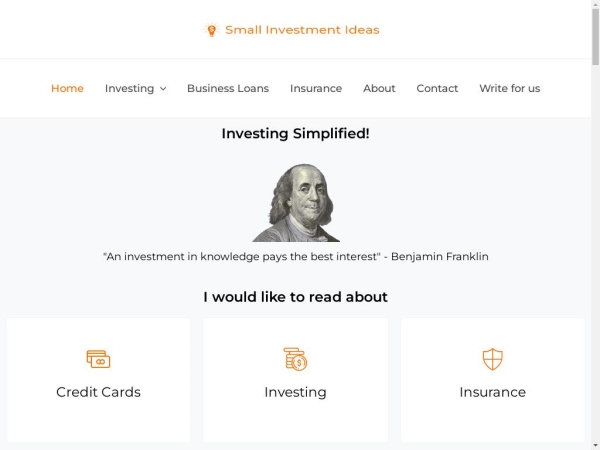 smallinvestmentideas.com