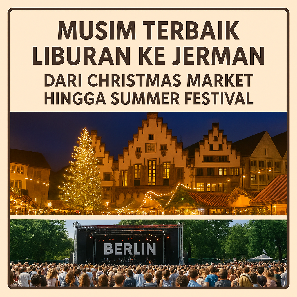 Musim Terbaik Liburan ke Jerman: Dari Christmas Market hingga Summer Festival